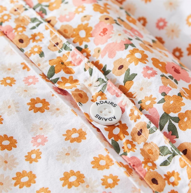 Stonewashed Printed Cotton Golden Daisy Quilt Cover Separates