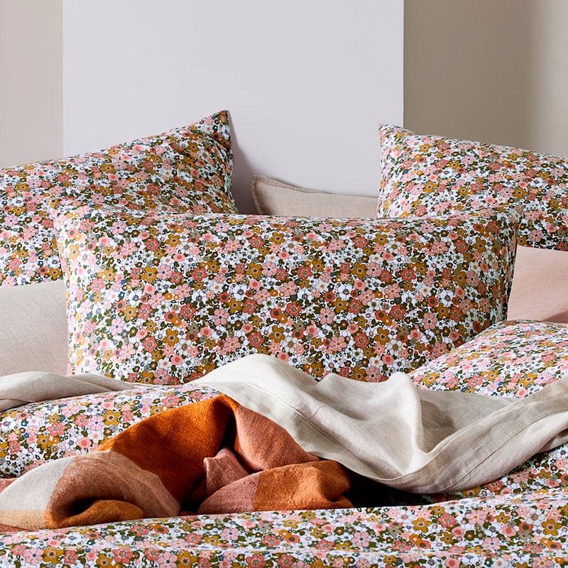 Retro Floral Retro Floral Quilt Cover Set + Separates