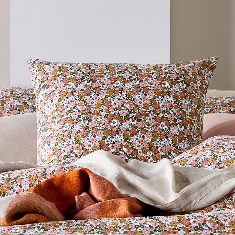 Retro Floral Retro Floral Quilt Cover Set + Separates