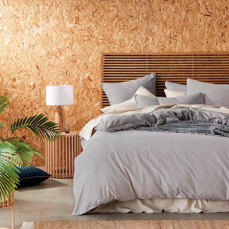 Organic Cotton Chambray Denim Quilt Cover Set + Separates