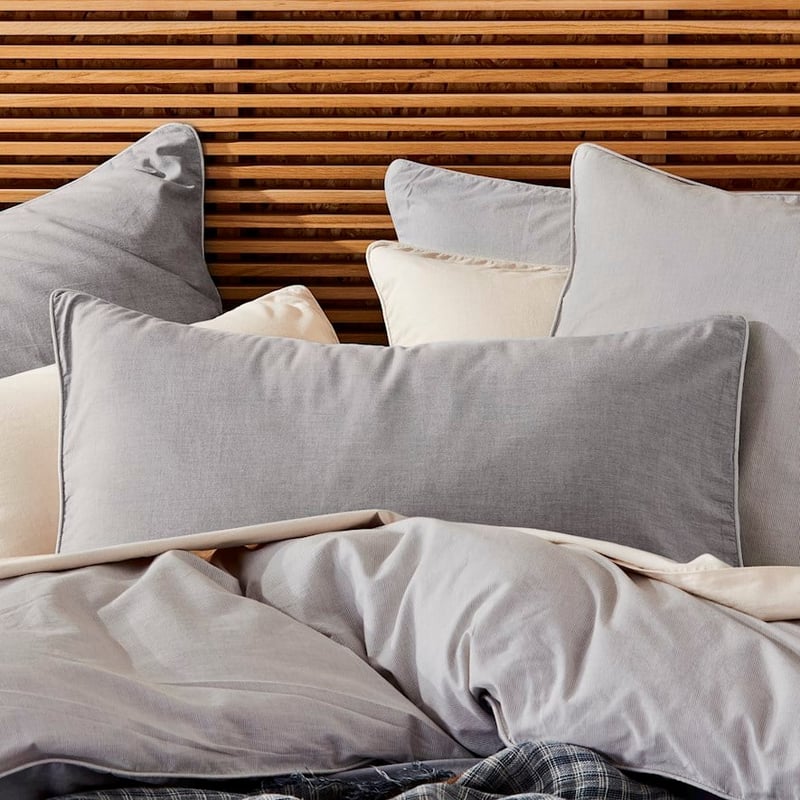 Organic Cotton Chambray Denim Quilt Cover Set + Separates