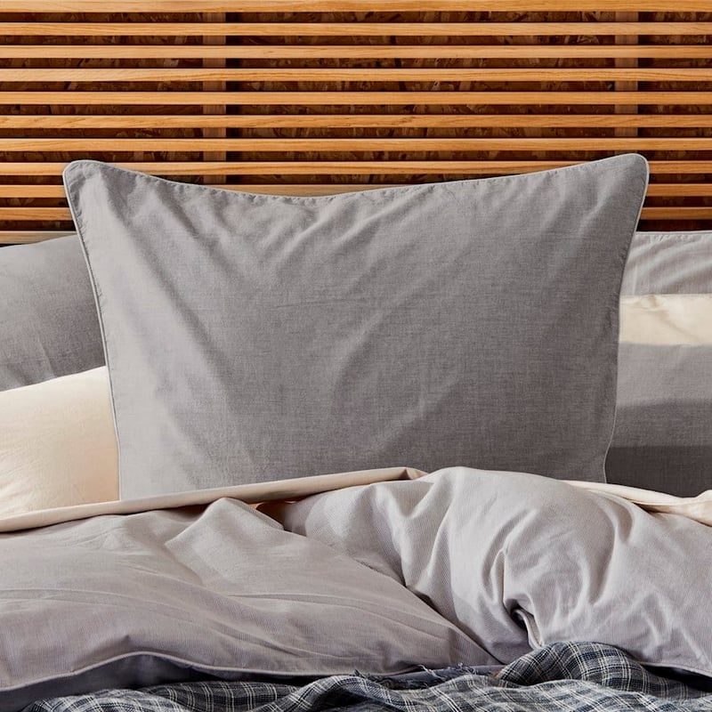 Organic Cotton Chambray Denim Quilt Cover Set + Separates