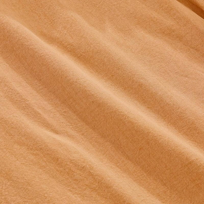 Mark Tuckey Organic Cotton Chambray Mustard Quilt Cover Set + Pillowcases