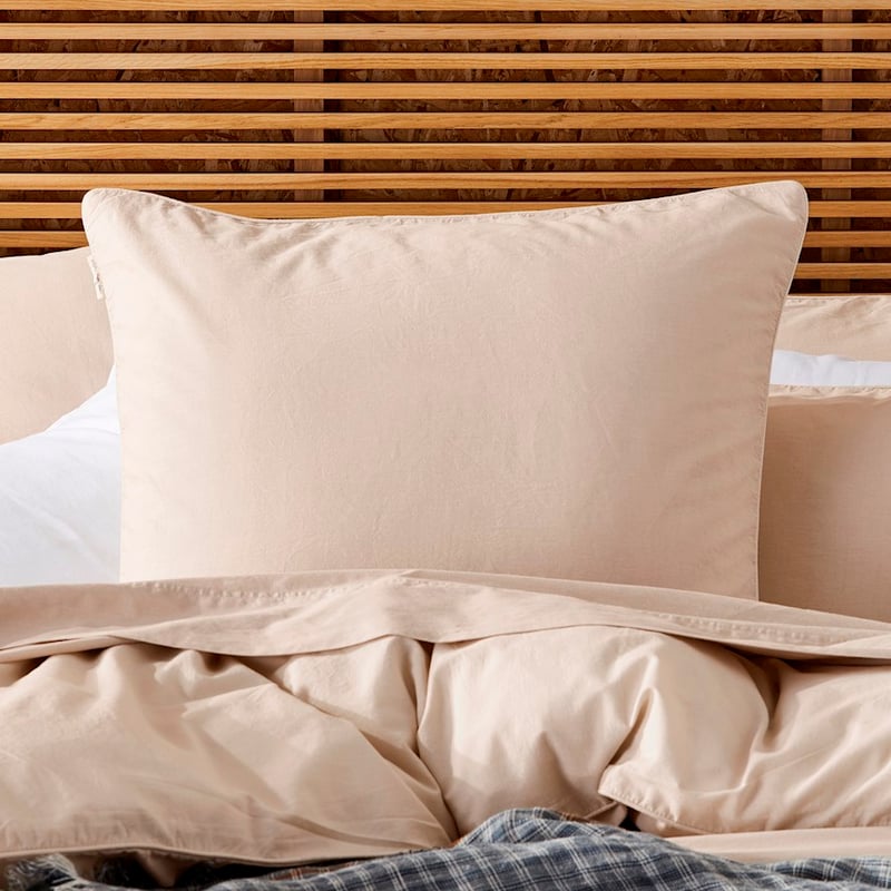 Organic Cotton Chambray Oatmeal Quilt Cover Set + Separates