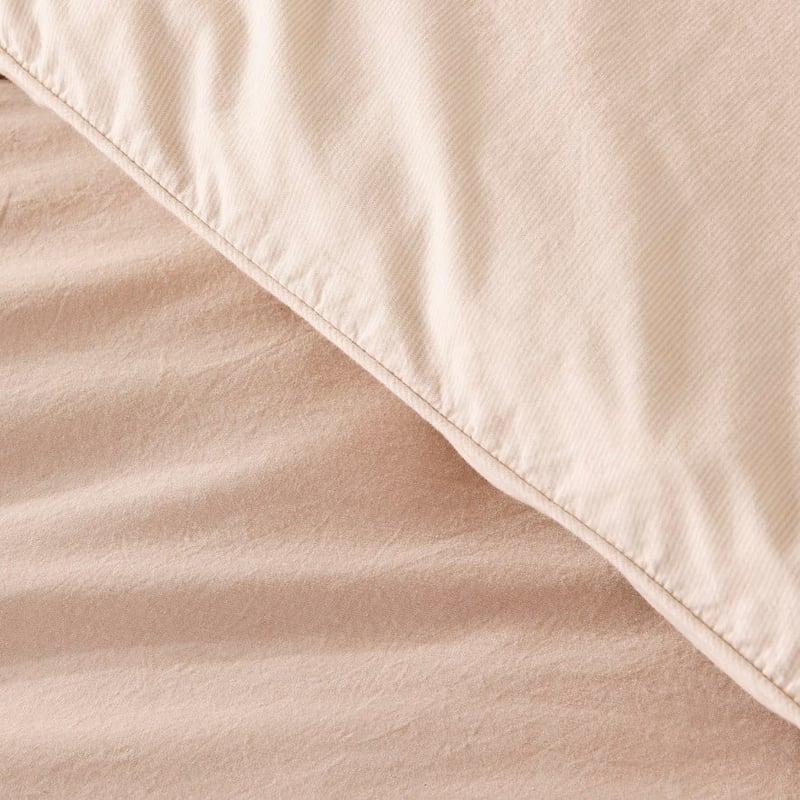 Organic Cotton Chambray Oatmeal Quilt Cover Set + Separates