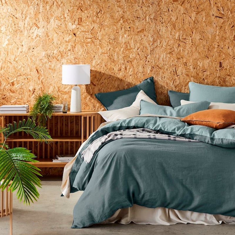 Mark Tuckey Hemp Marine Quilt Cover + Pillowcases