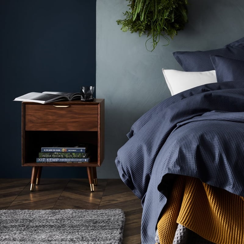Tribeca Waffle Indigo Quilt Cover Set + Separates
