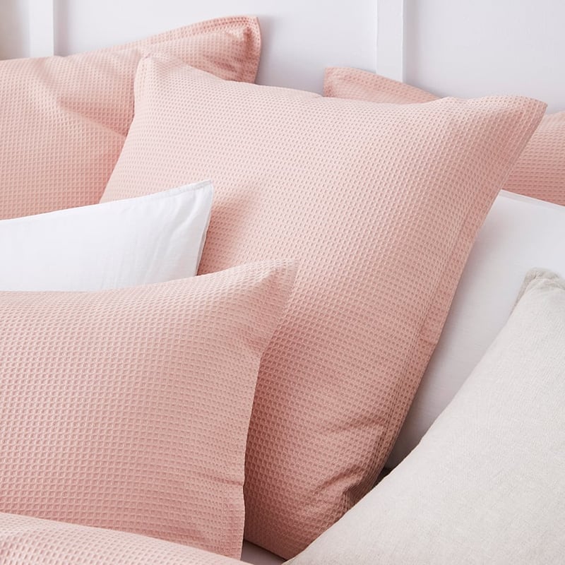 Tribeca Waffle Rose Quilt Cover Set + Separates