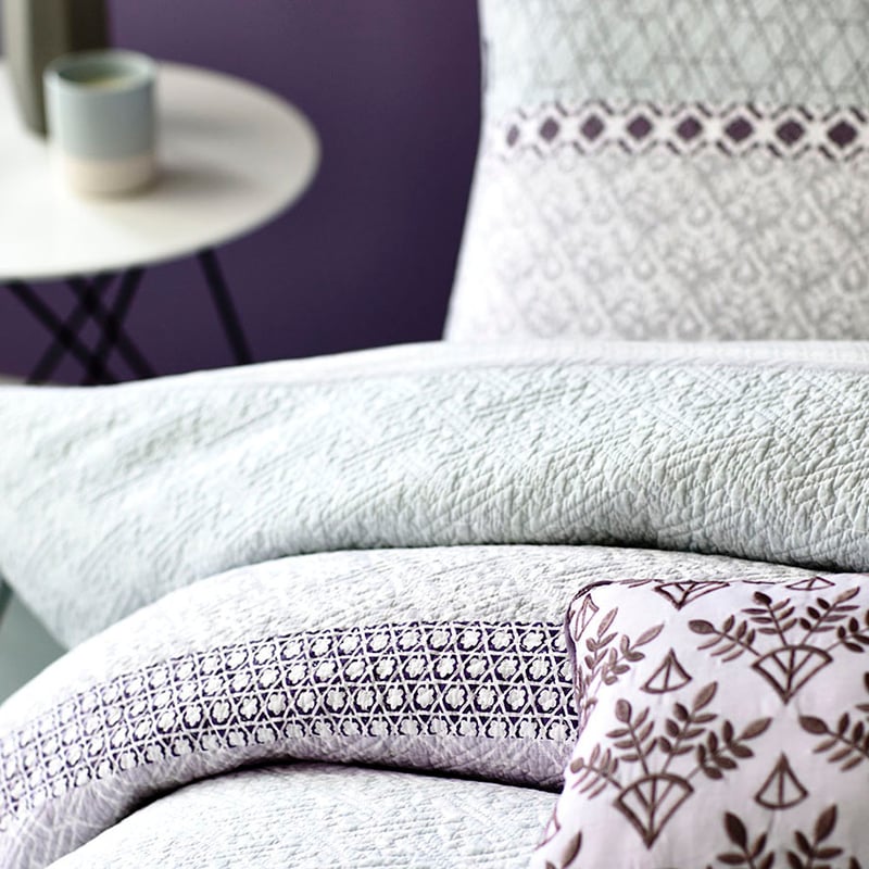 Genevieve Lilac Quilt Cover Separates