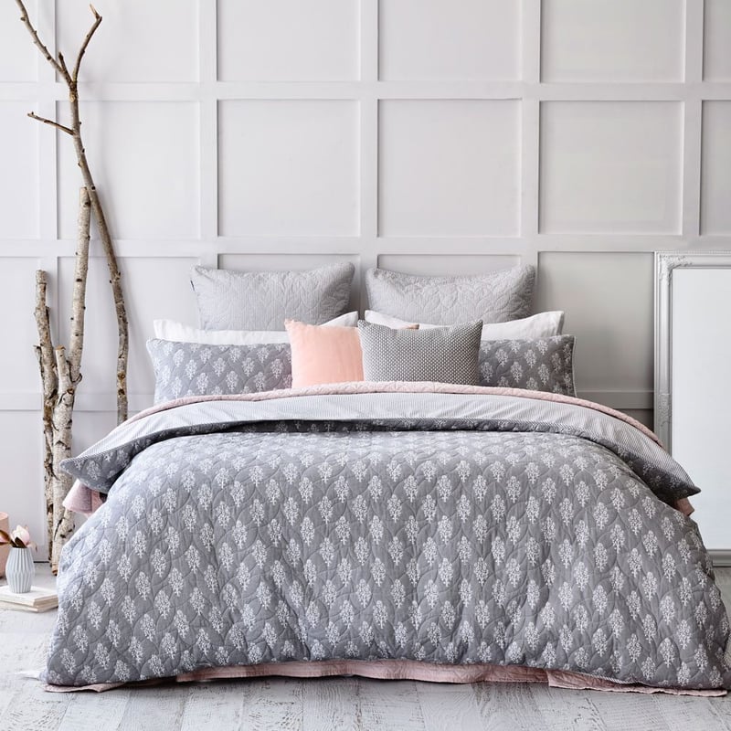 Tegan Grey Quilt Cover Separates