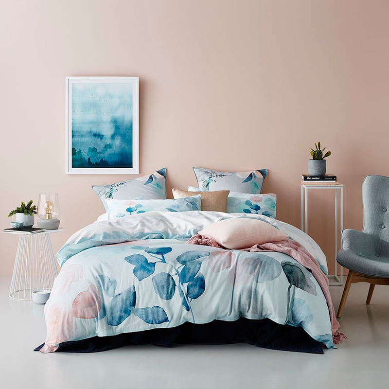 Wild Flora Silver Quilt Cover Set + Separates