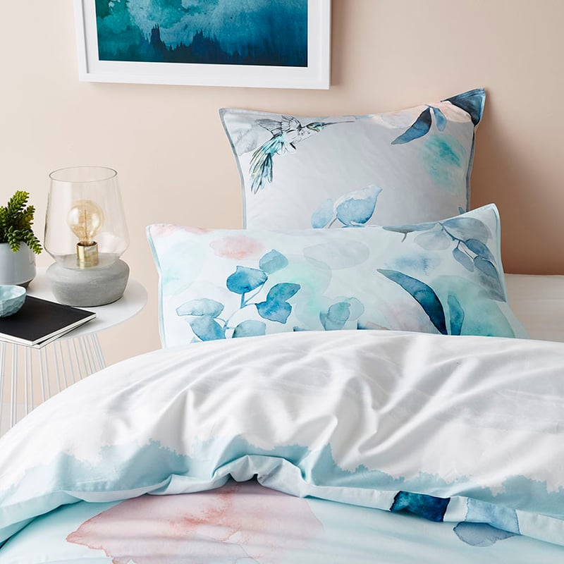 Wild Flora Silver Quilt Cover Set + Separates