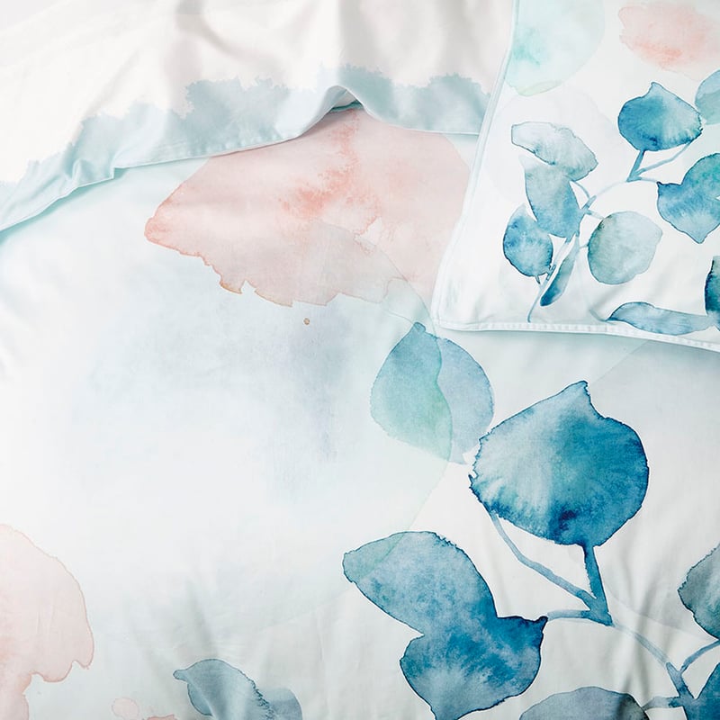 Wild Flora Silver Quilt Cover Set + Separates