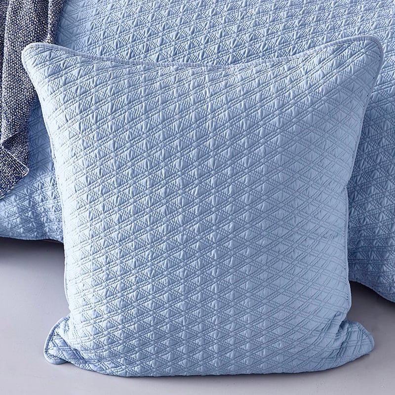 Prague Blue Fog Quilt Cover Separates