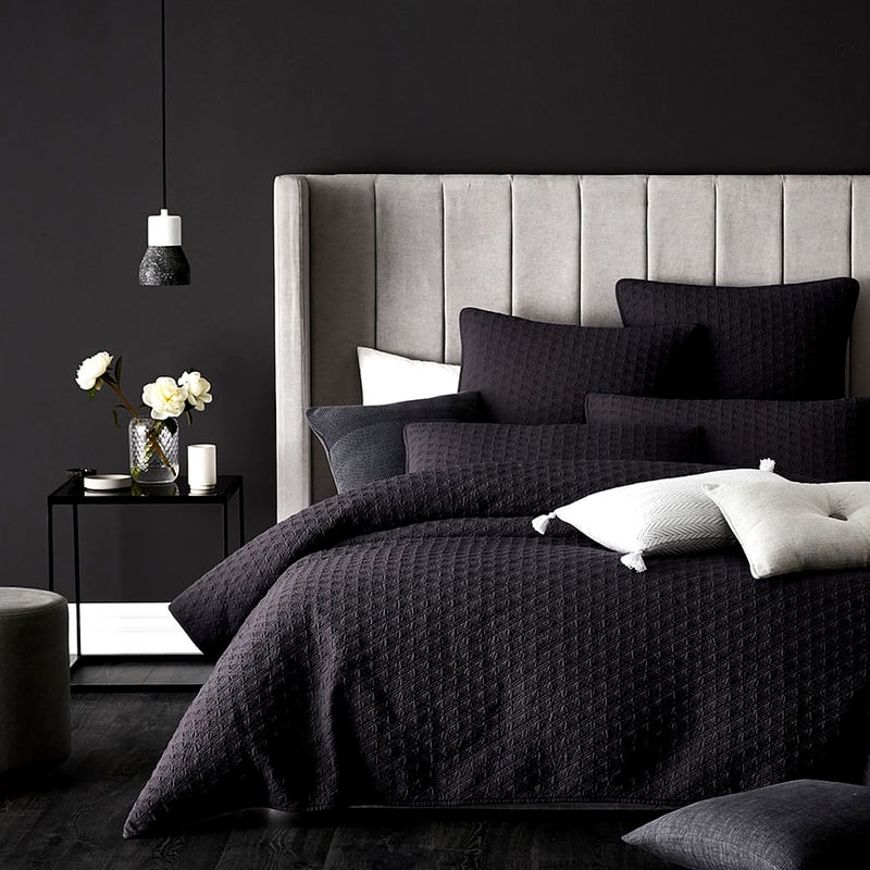 Prague Coal Quilt Cover Separates