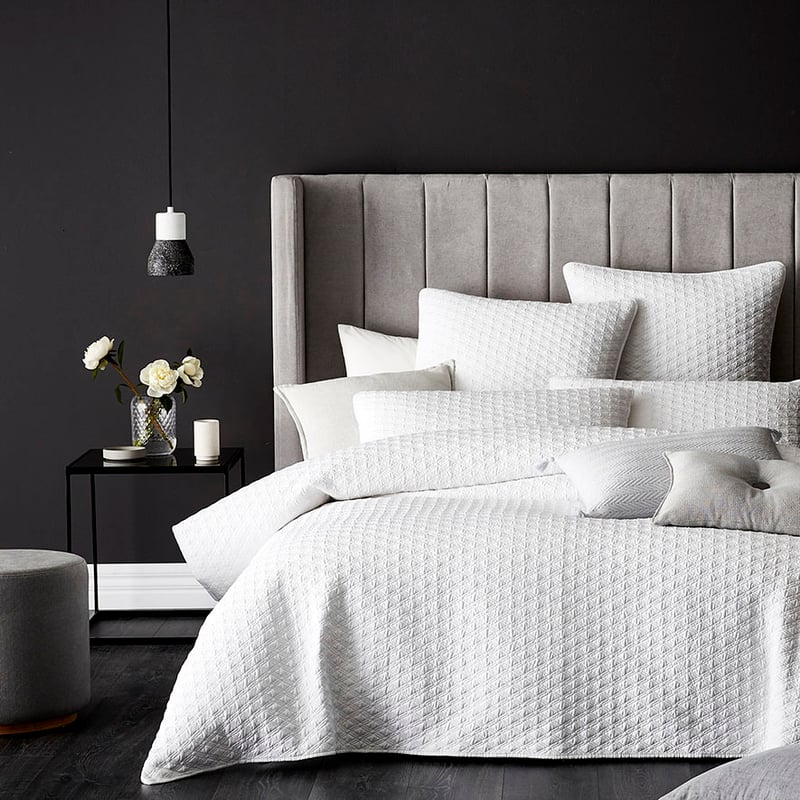 Prague White Quilt Cover Separates