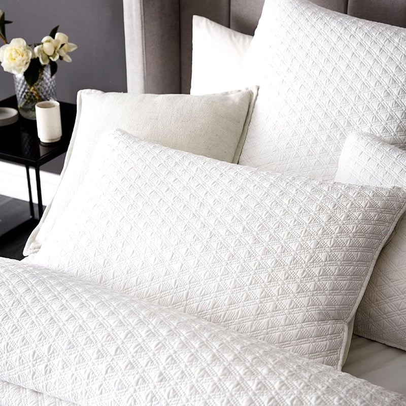 Prague White Quilt Cover Separates