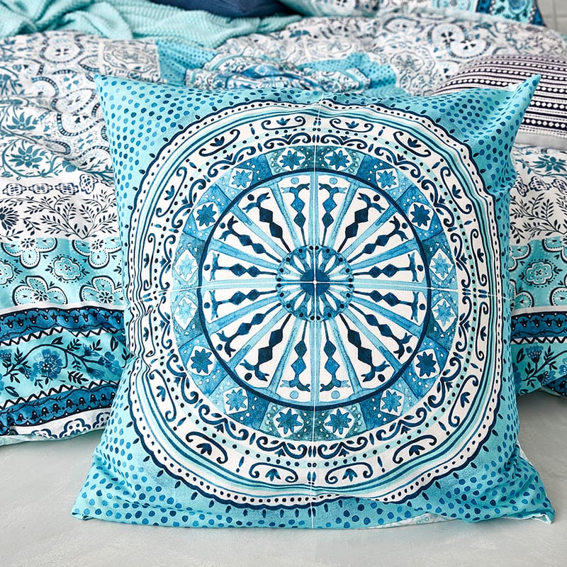Azra Aqua Quilt Cover Set + Separates