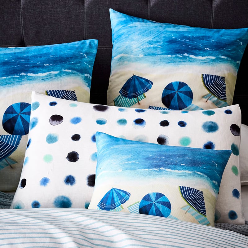 Seaspray Blue Quilt Cover Set + Separates