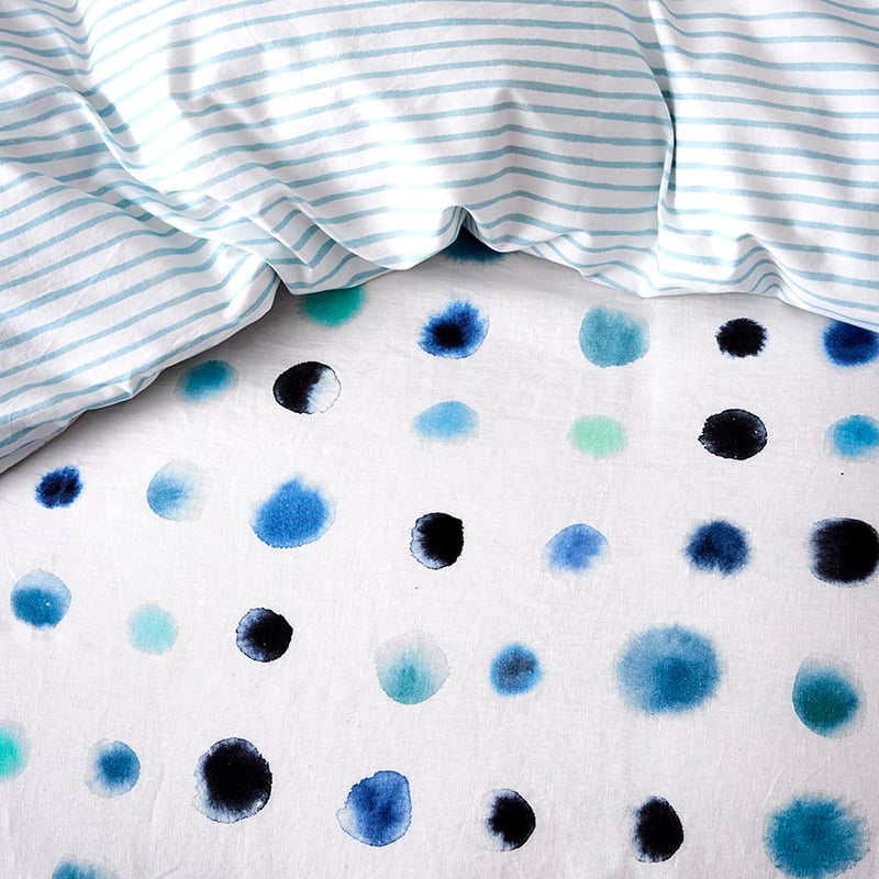 Seaspray Blue Quilt Cover Set + Separates