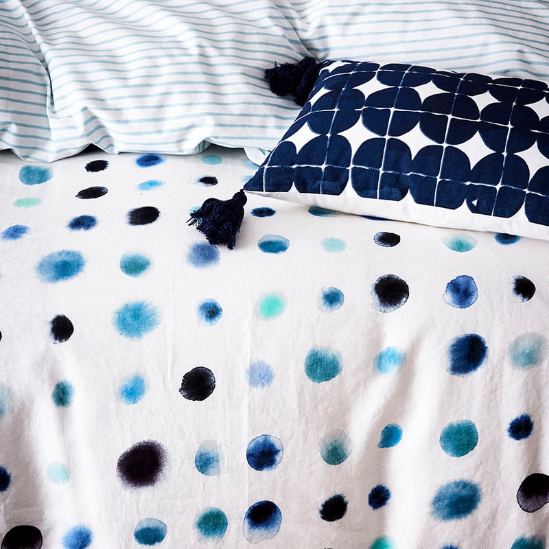 Seaspray Blue Quilt Cover Set + Separates