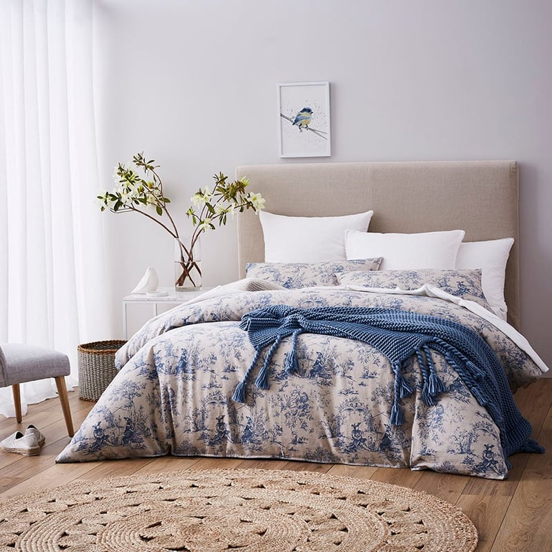 Maison Avignon Blue Quilt Cover Set + Separates