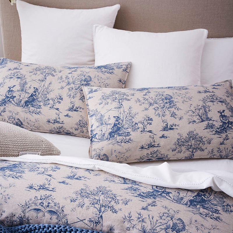 Maison Avignon Blue Quilt Cover Set + Separates