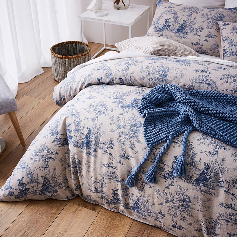 Maison Avignon Blue Quilt Cover Set + Separates