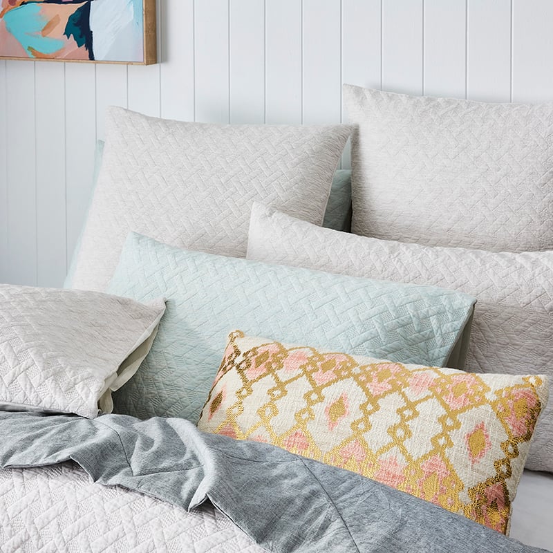 Thompson Oatmeal Quilted Quilt Cover Separates