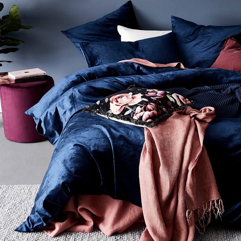 Luxe Velvet Azure Quilt Cover Separates
