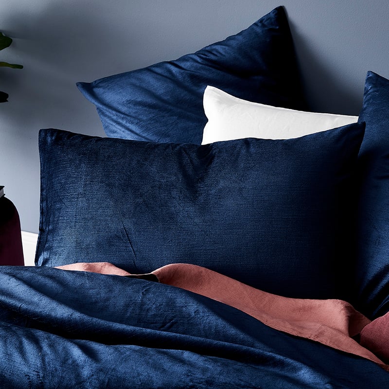 Luxe Velvet Azure Quilt Cover Separates
