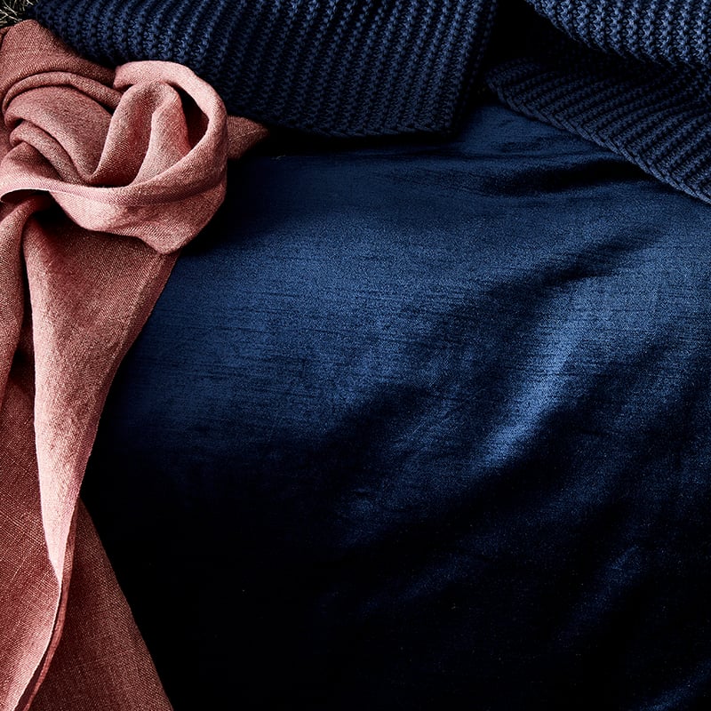 Luxe Velvet Azure Quilt Cover Separates