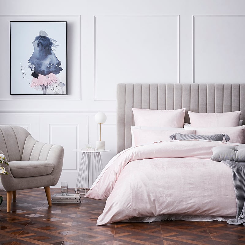 Luxe Velvet Blush Quilt Cover Separates