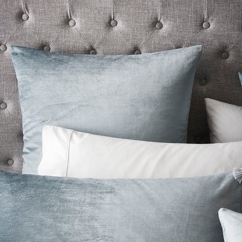 Luxe Velvet Duck Egg Quilt Cover Separates