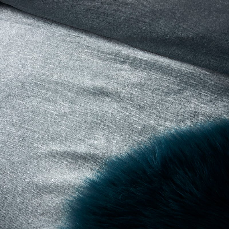 Luxe Velvet Duck Egg Quilt Cover Separates