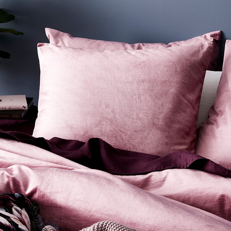 Luxe Velvet Dusty Rose Quilt Cover Separates