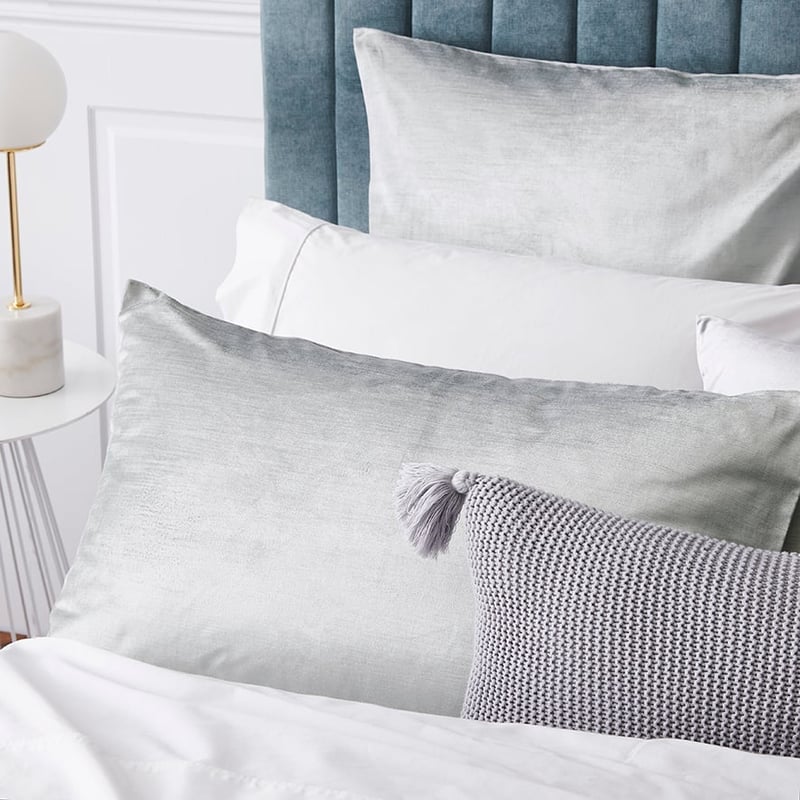 Luxe Velvet Silver Quilt Cover Separates