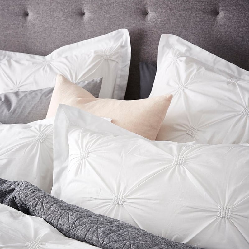 Coco White Quilt Cover Set + Separates