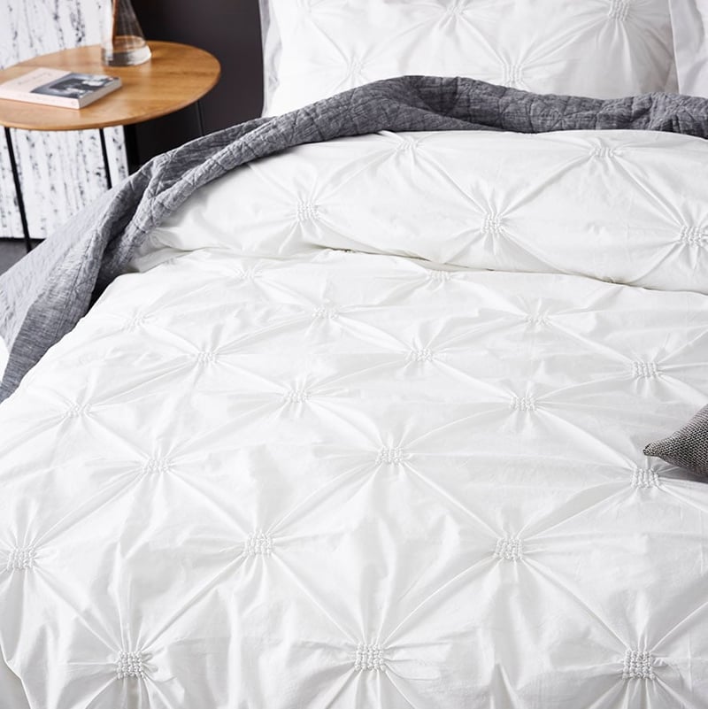 Coco White Quilt Cover Set + Separates