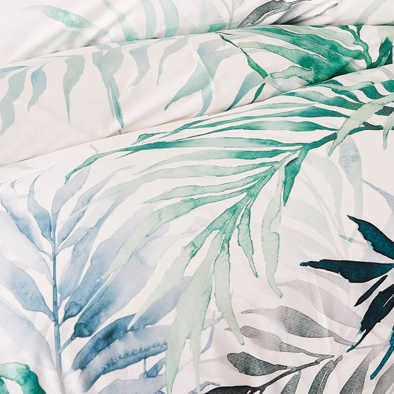 Latania Green Quilt Cover Set + Separates