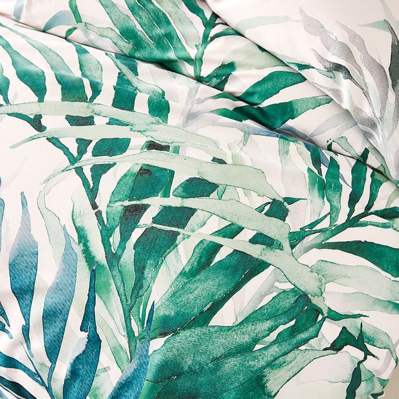 Latania Green Quilt Cover Set + Separates
