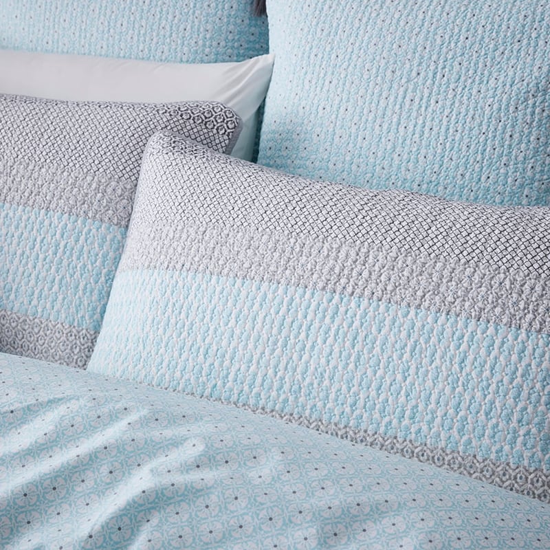 Baxter Blue Quilted Quilt Cover Separates