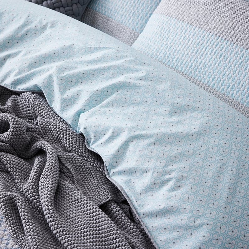 Baxter Blue Quilted Quilt Cover Separates