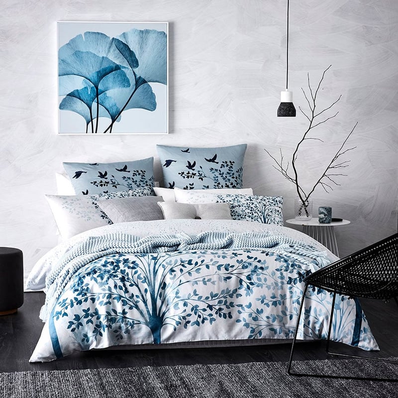 Koa Blue Quilt Cover Set + Separates