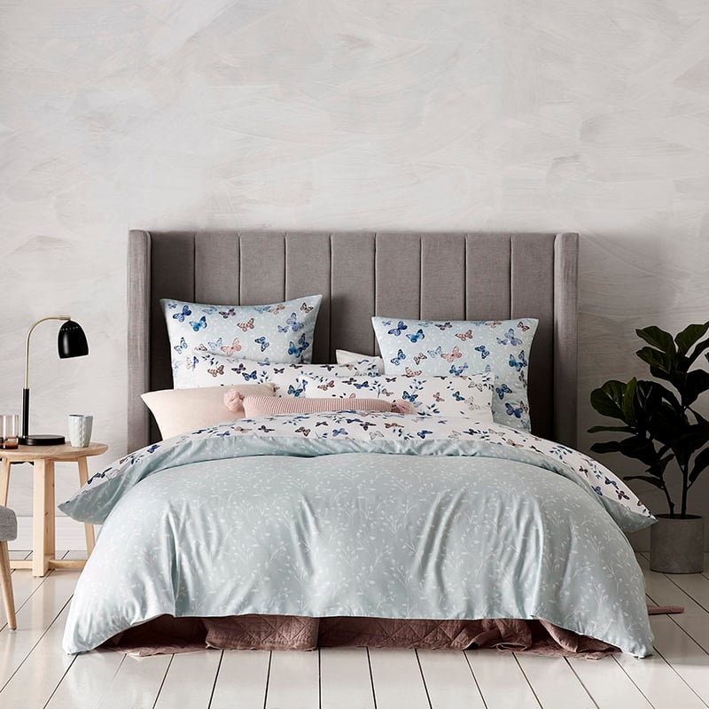 Butterfly White Quilt Cover Set + Separates