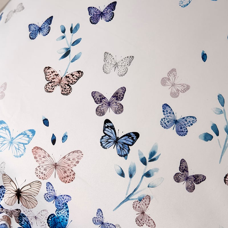 Butterfly White Quilt Cover Set + Separates