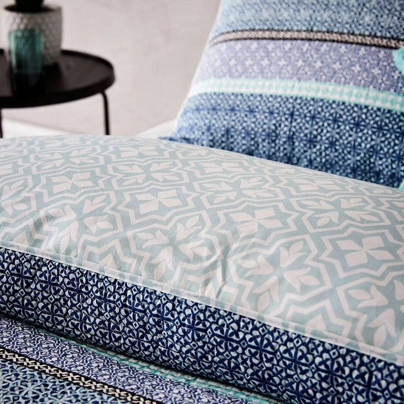 Kennedy Blue Quilted Quilt Cover Separates