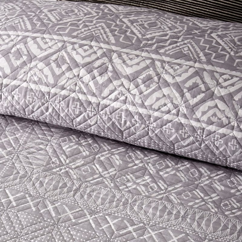 Pia Silver Quilted Quilt Cover Separates