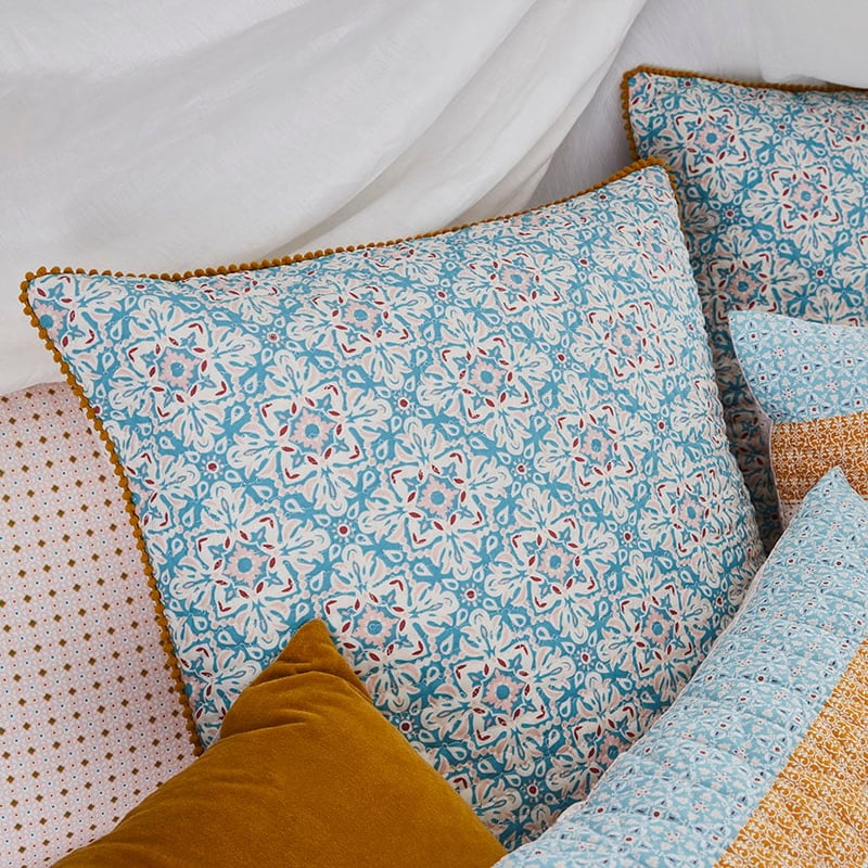 Jewel Blue Quilted Quilt Cover Separates