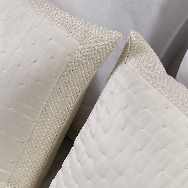 Waldorf Satin Antique White Coverlet Separates